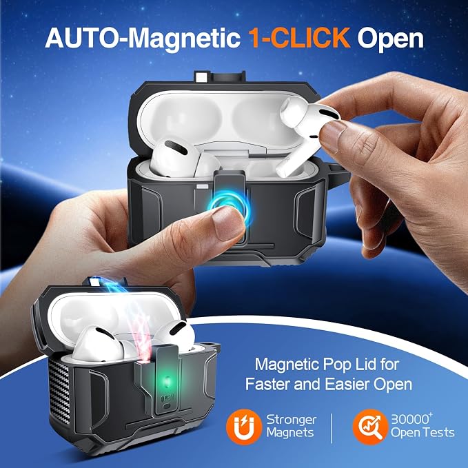 Armoured Heavy Duty for AirPods Pro1 Generation Case - Image 3