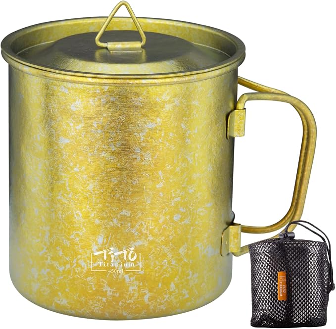 TiTo Titanium Cup Titanium Pot by TiToTitanium