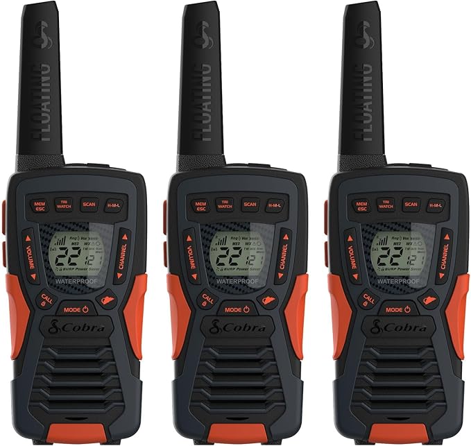 Cobra CXT10953PH-M Emergency Two-Way Radios, Waterproof Walkie Talkies by CobraElectronics