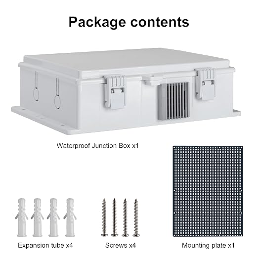 Namunanee Outdoor Electrical Junction Box, ABS Water Resistant Enclosure - Image 7