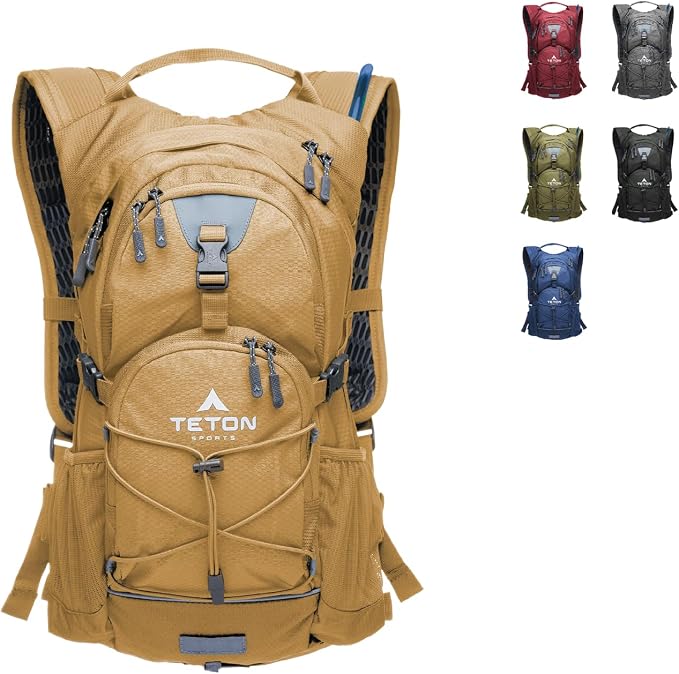 Teton Oasis/Trailrunner Hydration Backpack – Lightweight Water Pack by Teton