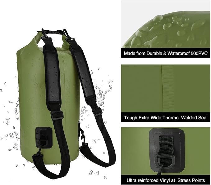 Piscifun Dry Bag, Waterproof Floating Backpack 10L/20L/30L/40L - Image 5