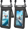 Floating Waterproof Phone Pouch 2 Pack, IPX8 Waterproof Phone Case by BERSILER