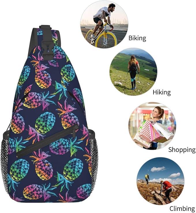 Tropical Fruits Pineapple Sling Bag - Image 6