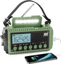 Raynic Emergency Radio, 12000mAh/44400mWh Battery Operated Weather Radio by Raynic