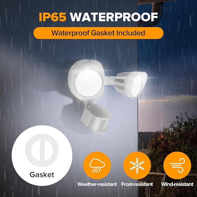 UME LED Security Light Motion Sensor Outdoor Lights, 27W 3000LM, IP65 Waterproof - Image 6