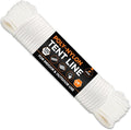 Line Nylon Cord - 100 Ft White Reflective Guyline - Camping Rope by XposeSafety