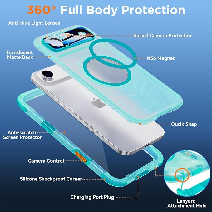 WIFORT for iPhone 17 Air Waterproof Case, - Image 7