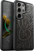 Carveit Magnetic Wooden Case for Samsung Galaxy S26 Ultra Case 2026, TPU by Carveit