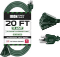 Iron Forge Cable 20ft Green Outdoor Extension Cord by IronForgeCable