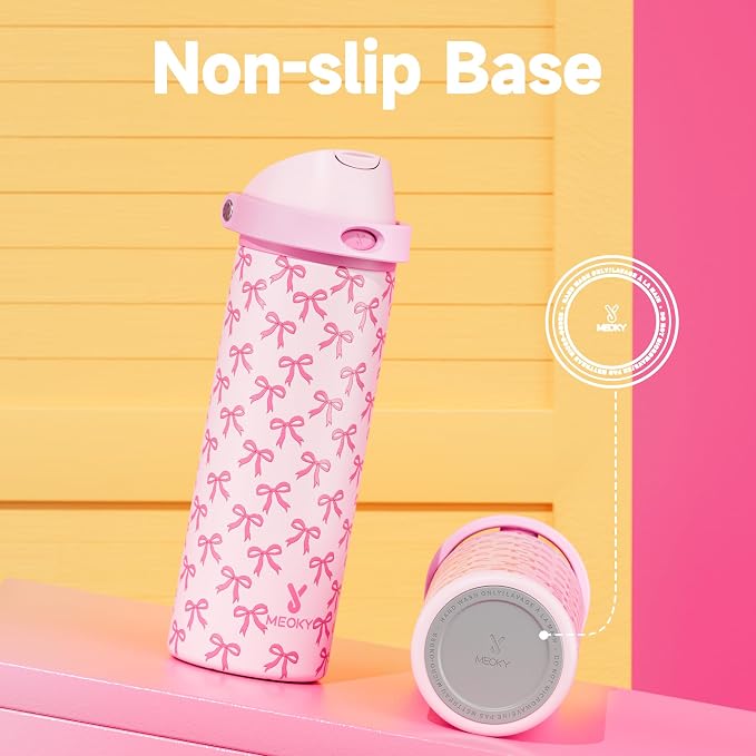 24 oz Insulated Water Bottle for Women: Meoky Stainless Steel Metal Water Bottle - Image 7