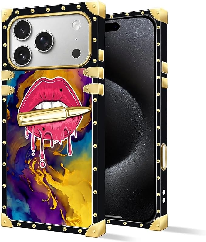for iPhone 17 Pro Max Case Luxury Golden Decoration - Image 2