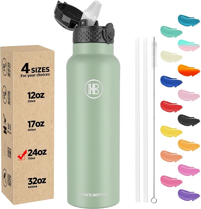 Han's Bottle Sports Water Bottle - 24 Oz by han%27s+bottle