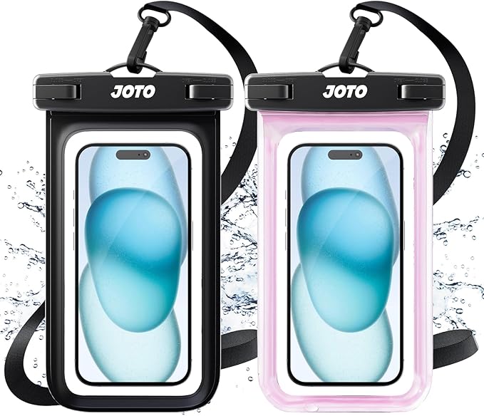 JOTO 2 Pack Universal Waterproof Phone Case by JOTO