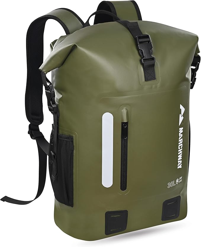 MARCHWAY Roll Top Waterproof Backpack, Floating Dry Bag 20L/30L/45L by MARCHWAY