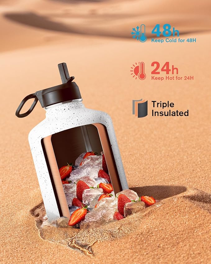 Coolflask 128 oz Gallon Water Bottle Insulated - Image 2