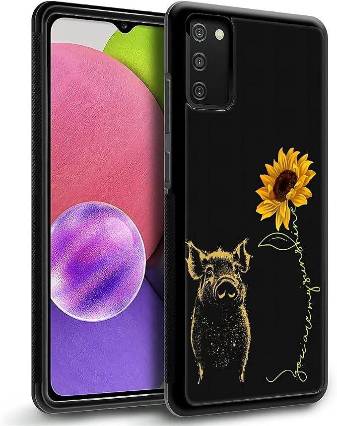 for Samsung Galaxy S20 FE Case, Pig Sunflower Yellow Sunshine Pattern Graphic - Image 5