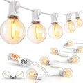GOOTHY LED Outdoor String Lights Waterproof, 50Ft G40 Globe Patio Light Plug in by Goothy