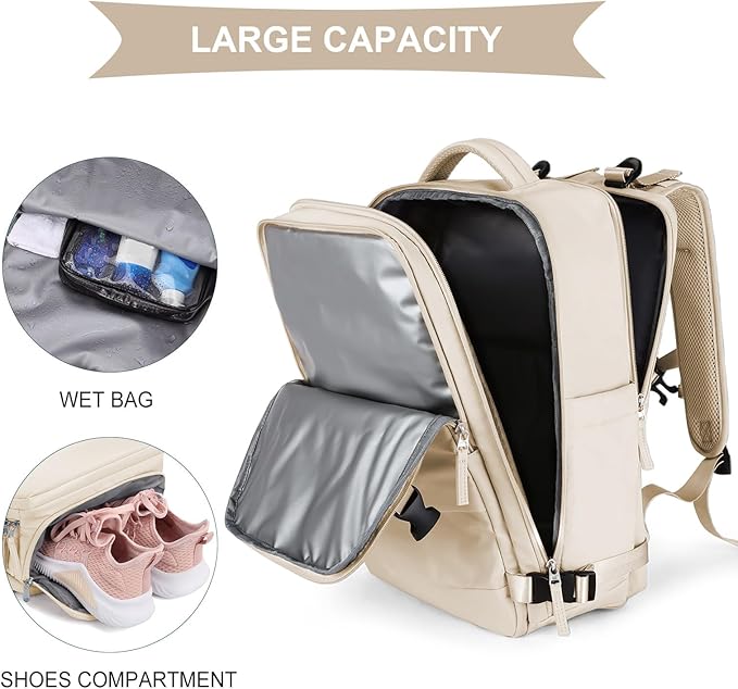 coowoz Large Casual Travel Backpack - Image 4