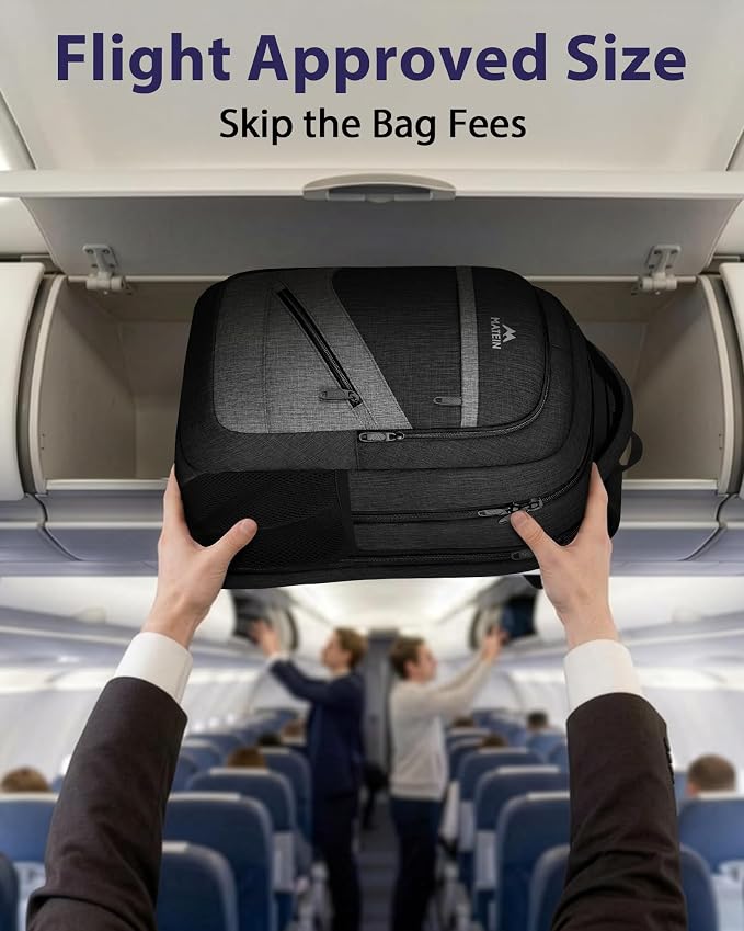 MATEIN Extra Large 50 L Travel Laptop Backpack, Water Resistant Work Computer - Image 4