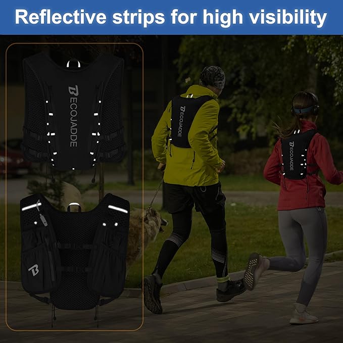BECOJADDE Running Vest Hydration Backpack - Image 5