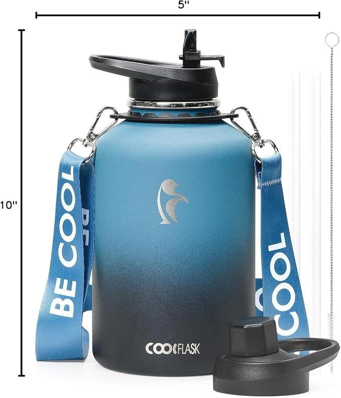 Coolflask 64 oz Water Bottle Insulated - Image 8