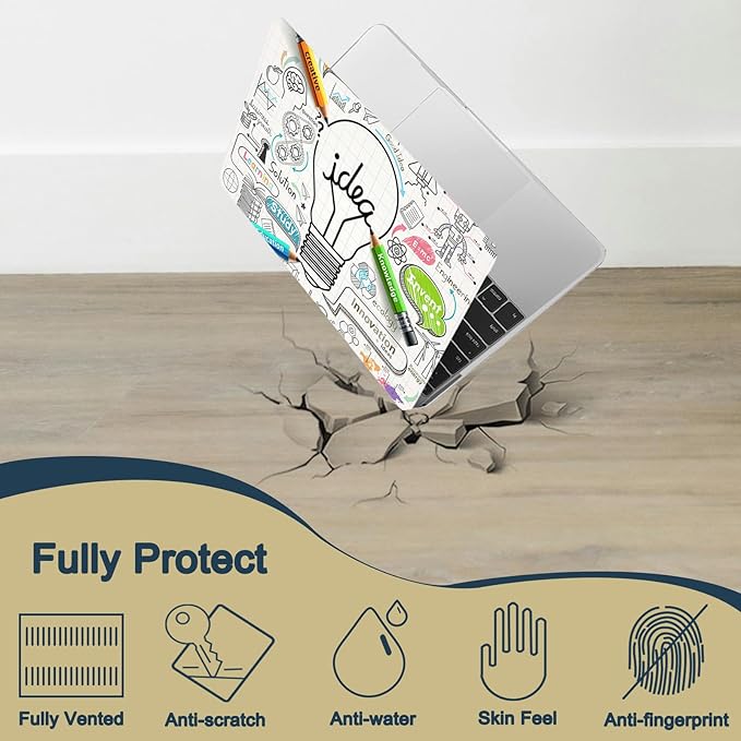 Hard Cover for MacBook Air 13 inch Case 2010-2017 Release, Pattern Design - Image 5