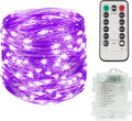 suddus Hallowee Purple Lights Battery Operated, 66ft 200 LED Twinkle Lights by SUDDUS