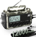 Hand Crank Solar Emergency Radio by ROCAM