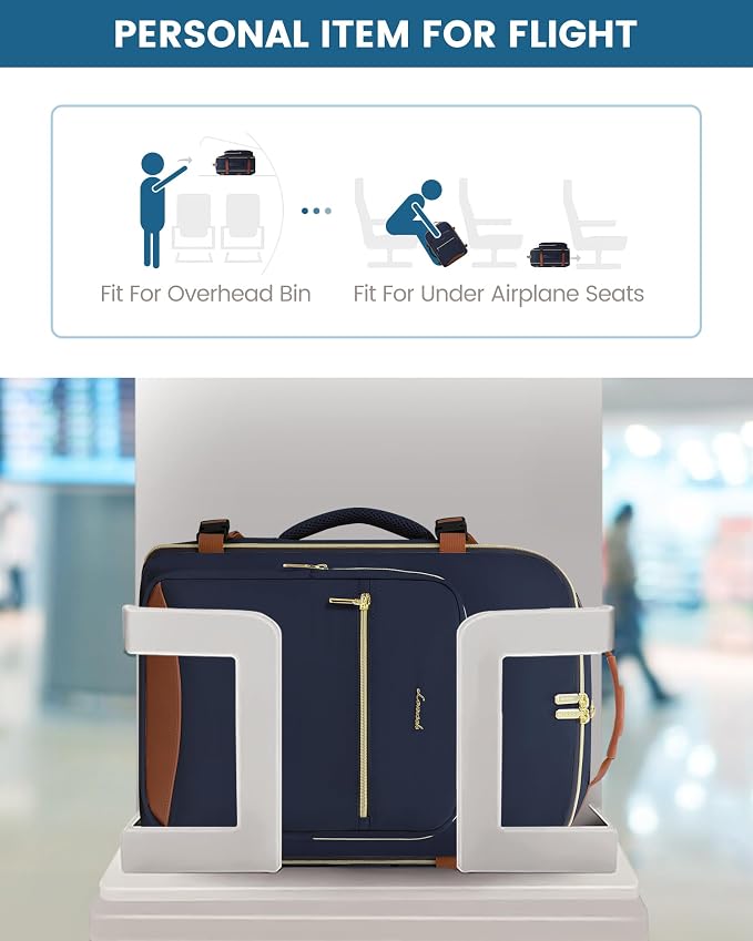 LOVEVOOK Travel Backpack for Women & Men 50L, Airline Approved Carry On - Image 4
