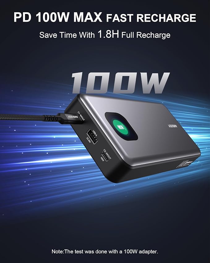 140W Power Bank, 25000mAh Laptop Portable Charger - Image 7