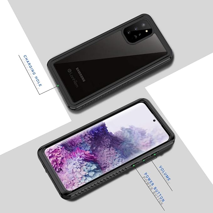 Lanhiem for Samsung Galaxy S20+ Plus Case, IP68 Waterproof Dustproof Shockproof - Image 7