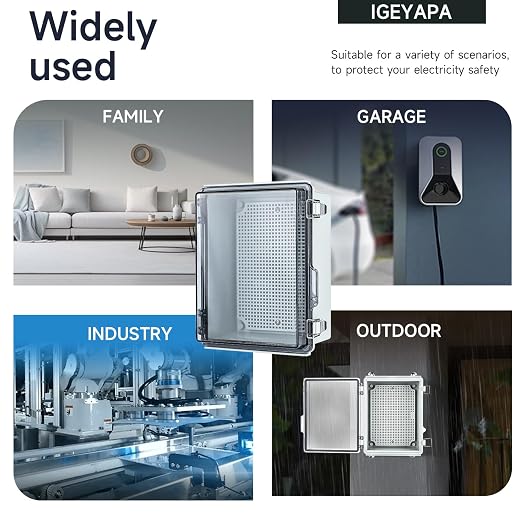 Waterproof Outdoor Project ABS Plastic Junction Box，IP67 Waterproof Clear - Image 4