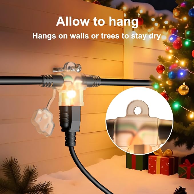 Eversimpleinc Black 1 to 4 Splitter Extension Cord, 3 Prong Plug - Image 5