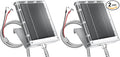 POWOXI 6V Solar Panel for Deer Feeder: 1.5W Waterproof Solar Battery Charger by POWOXI