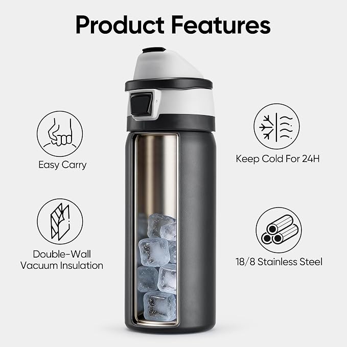 Fijinhom 24 oz Insulated Water Bottle - Image 6