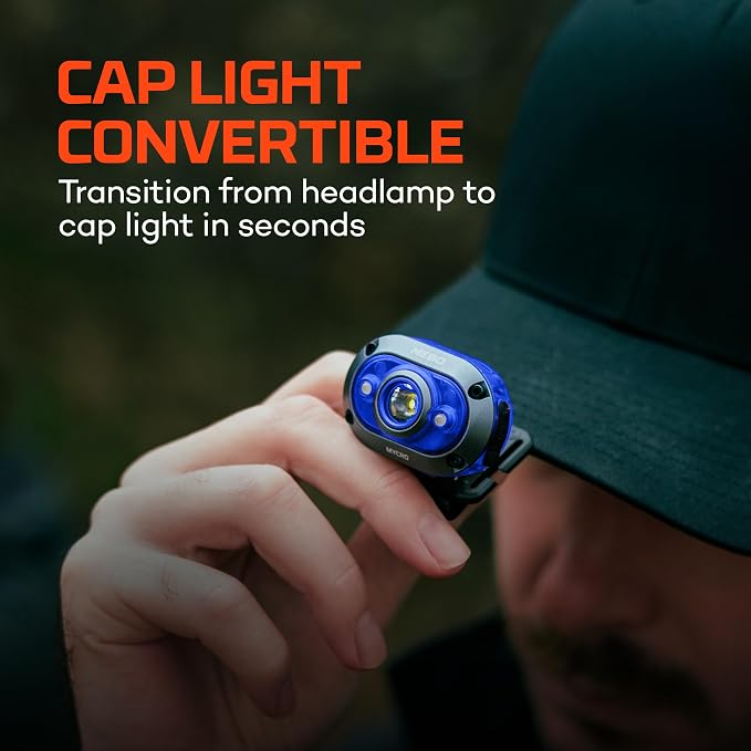 NEBO MYCRO 450 Rechargeable Headlamp | 450 Lumens, 6 Light Modes, Water - Image 5