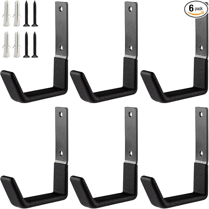Heavy Duty Wall Mount Hooks by Unknown