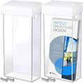 Remerry 4 Pieces Acrylic Outdoor Brochure Holder 4 x 9 Inch Waterproof Wall by Remerry