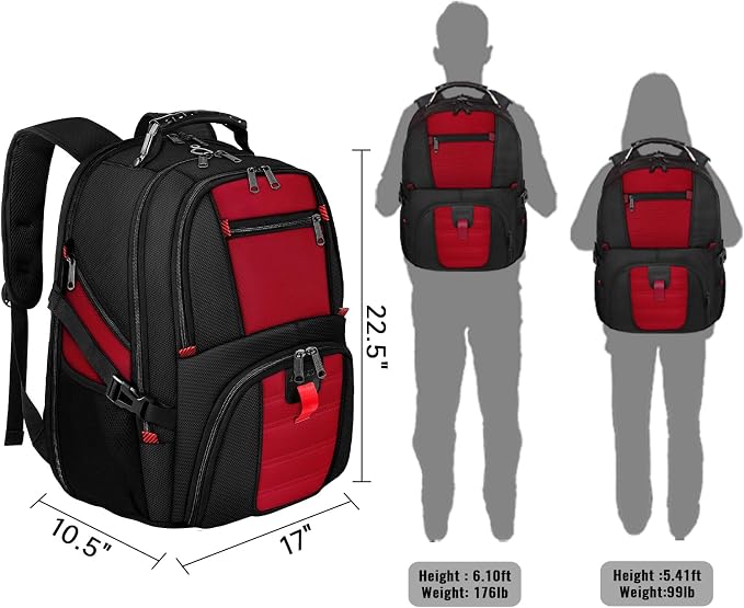 YOREPEK Large Backpack for Men, Extra Large Laptop Backpacks for Men Women - Image 7