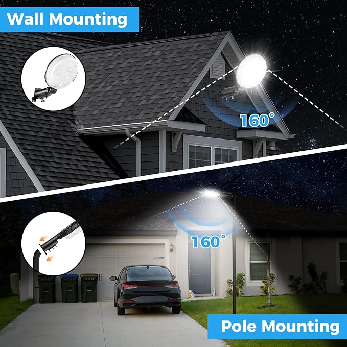 2 Pack LED Barn Light, 150W 21000LM Dusk to Dawn Outdoor Lighting, Yard Lights - Image 6