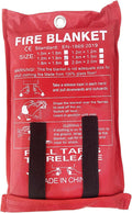 ISOP Fire Blanket Large 70 * 78 Inches – Fibreglass Fire Retardant Blanket – by ISOP