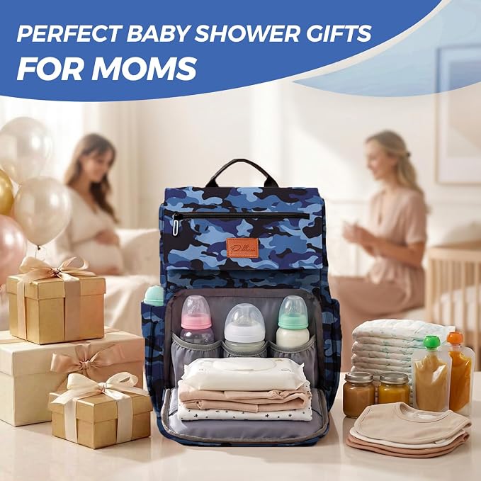 PILLANI Baby Diaper Bag Backpack - Image 7