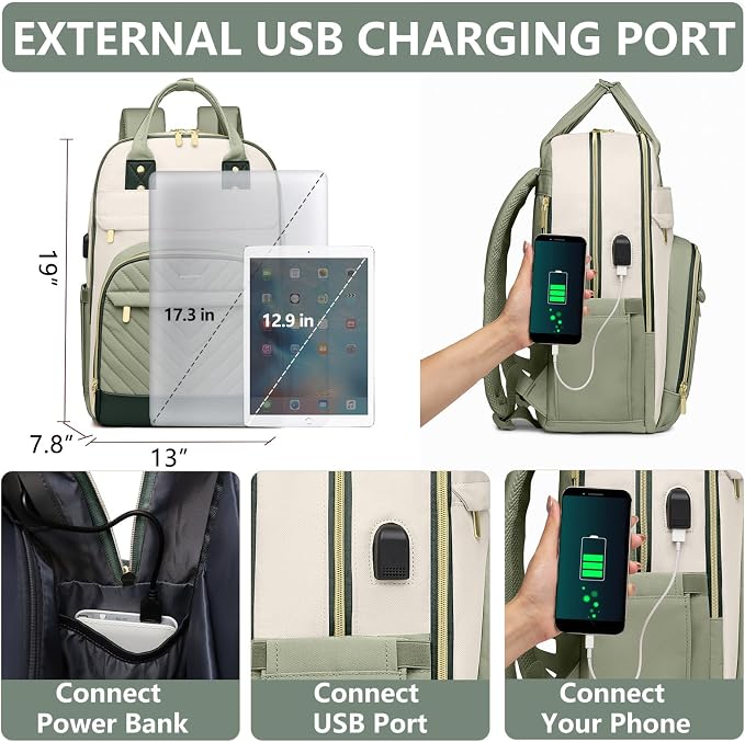 Laptop Backpack for Women Work Bag - Image 4