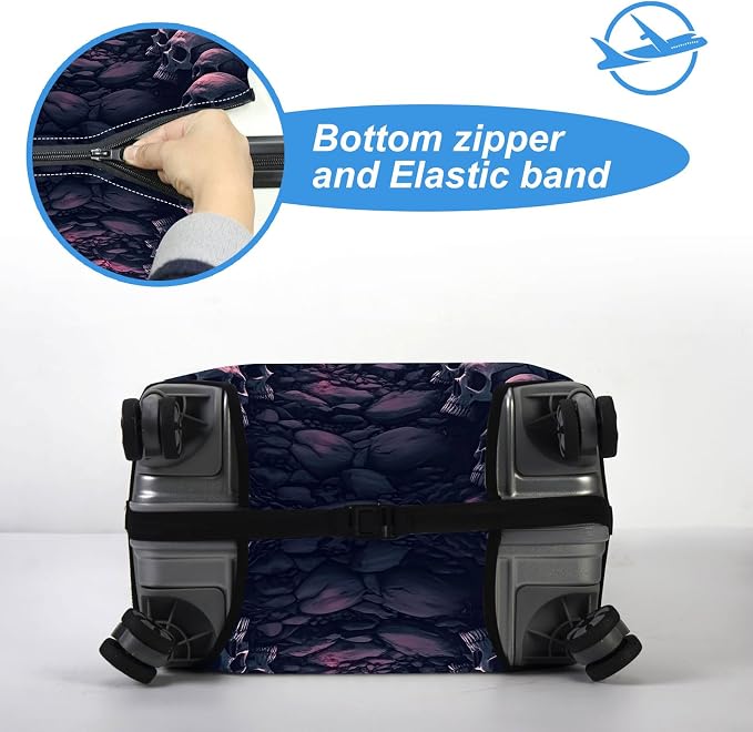 Luggage Cover Protector for 30-32 Inch Suitcases, TSA Approved Elastic Travel - Image 5