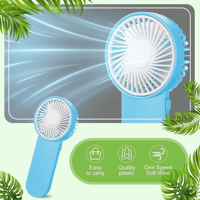 Sumind 20 Pcs Small Personal Portable Fan Mini Handheld Bulk 1 Speed Electric - Image 5