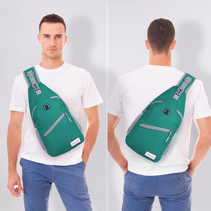ZOMAKE Sling Bag, Small Crossbody Sling Backpack, Water Resistant Shoulder - Image 8