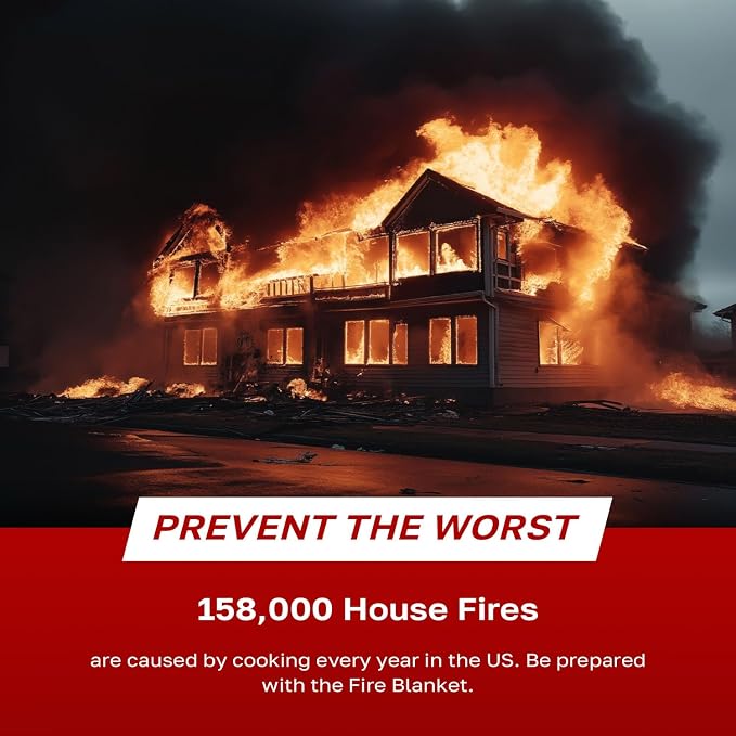 Signature Series Fire Blanket | Flame Suppression Fiberglass Blanket - Image 6