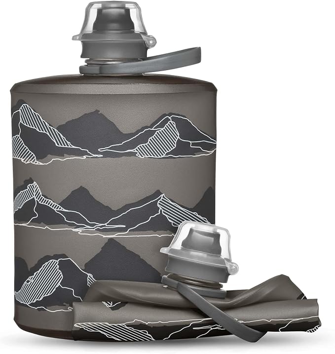 HydraPak Stow Collapsible Water Bottle – 350ml, 1L – Ultralight, Leak-Proof by Hydrapak