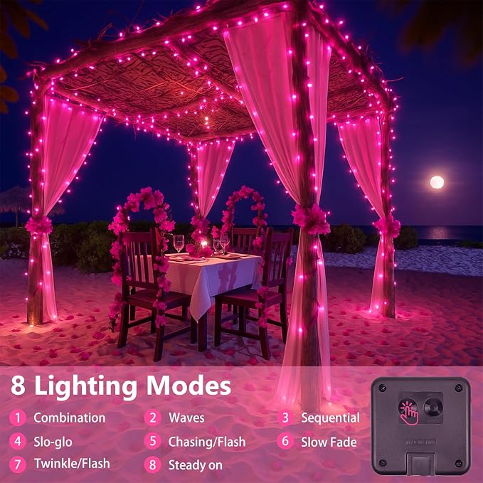 Extra-Long 144FT Solar String Lights - Image 4